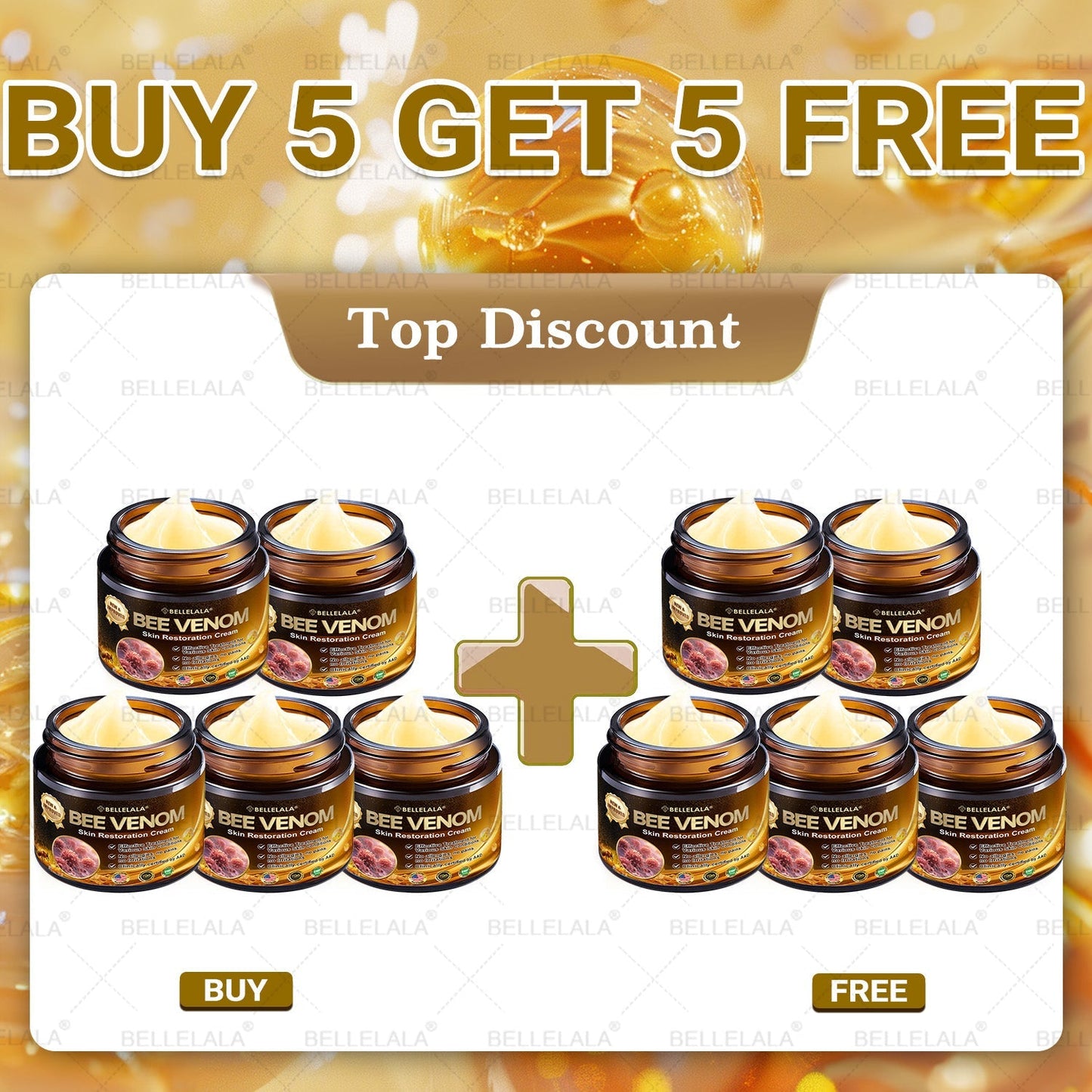 𝐁𝐞𝐥𝐥𝐞𝐥𝐚𝐥𝐚® 𝐁𝐞𝐞 𝐯𝐞𝐧𝐨𝐦 𝐒𝐤𝐢𝐧 𝐑𝐞𝐬𝐭𝐨𝐫𝐚𝐭𝐢𝐨𝐧 𝐂𝐫𝐞𝐚𝐦