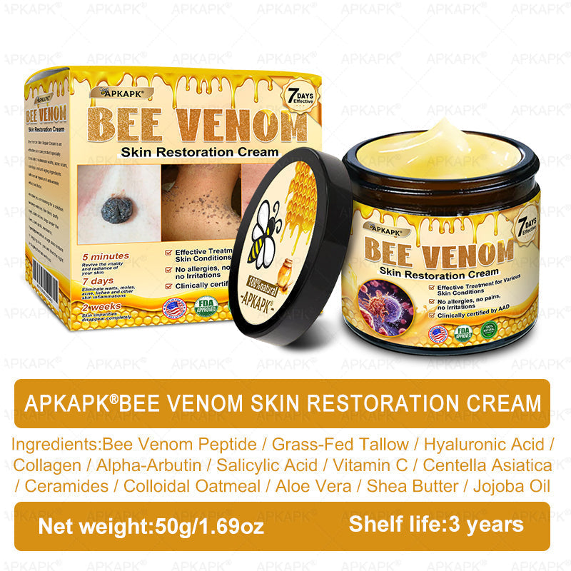 Made and Shipped from USA 🎉𝖠𝖯𝖪𝖠𝖯𝖪® 𝖡𝖾𝖾 𝗏𝖾𝗇𝗈𝗆 𝖲𝗄𝗂𝗇 𝖱𝖾𝗌𝗍𝗈𝗋𝖺𝗍𝗂𝗈𝗇 𝖢𝗋𝖾𝖺𝗆