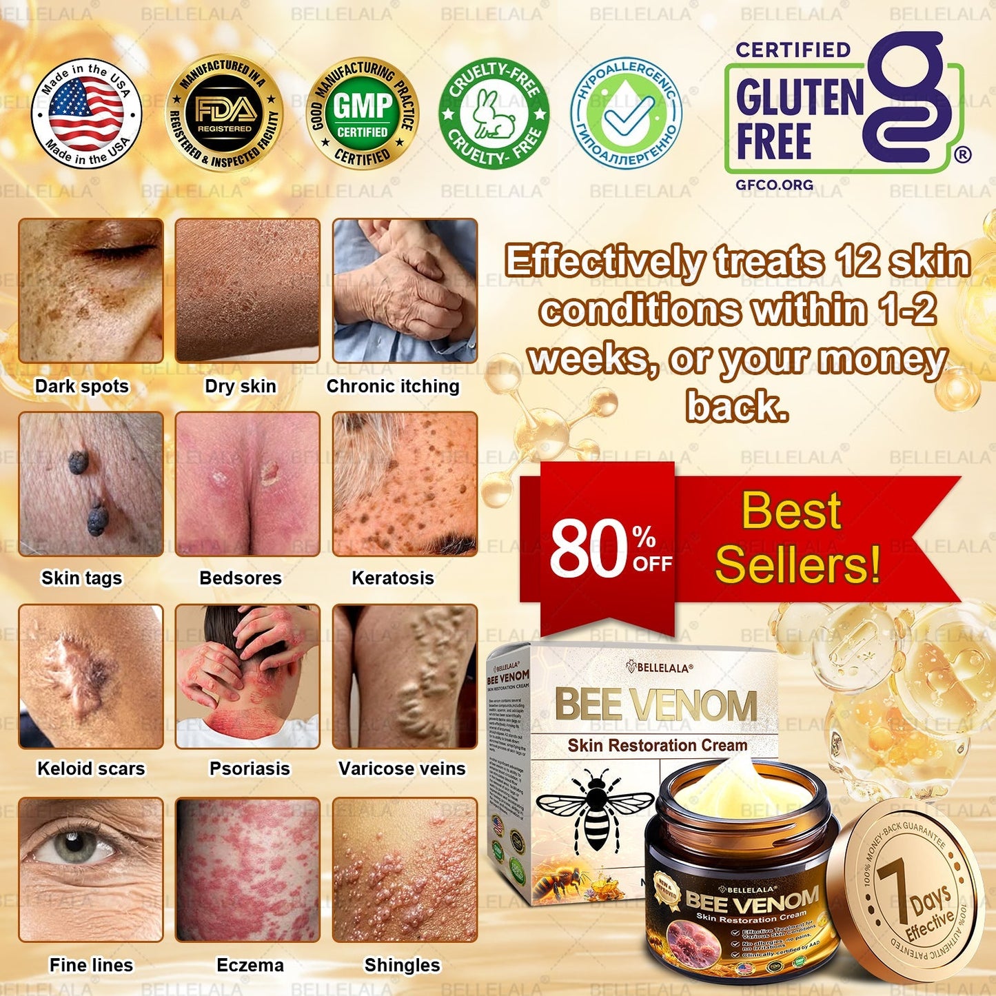 𝐁𝐞𝐥𝐥𝐞𝐥𝐚𝐥𝐚® 𝐁𝐞𝐞 𝐯𝐞𝐧𝐨𝐦 𝐒𝐤𝐢𝐧 𝐑𝐞𝐬𝐭𝐨𝐫𝐚𝐭𝐢𝐨𝐧 𝐂𝐫𝐞𝐚𝐦